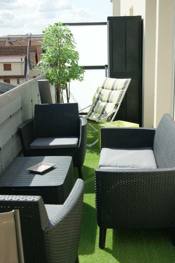 Victoria-T2-41M2-Balcon, Wifi, Linge, Produits, Menage Inclus Apartment Reims Luaran gambar